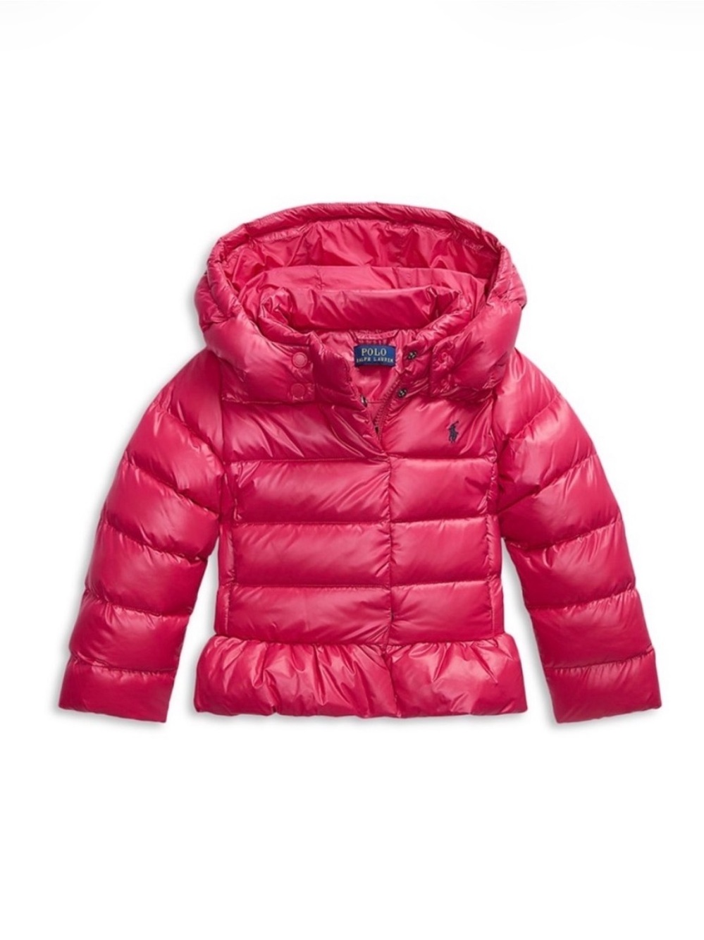 Kids Pink Puffer Jacket